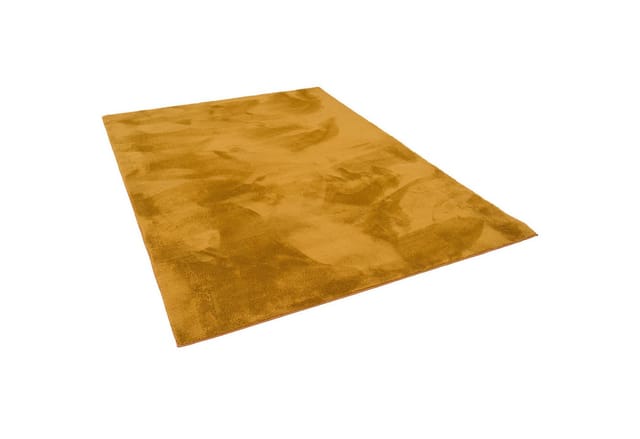 Pergamon Luxus Super Soft Fellteppich Pearl Gelb 80x150cm