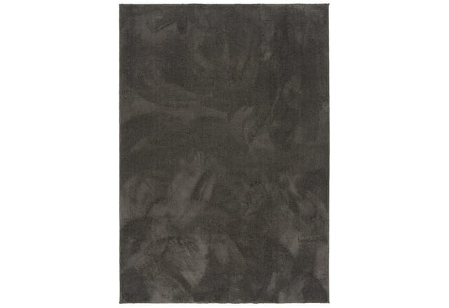 Pergamon Luxus Super Soft Hochflor Langflor Teppich Silky Anthrazit 120x170cm