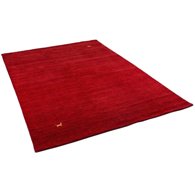 Pergamon Natur Teppich Indo Nepal Gabbeh Shiva Rot 70x300cm
