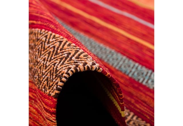 Pergamon Natur Teppich Kelim Kalleen Rot 70x140cm