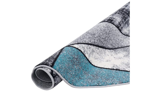 Pergamon Designer Teppich Brilliant Magic Blau 120cm Rund