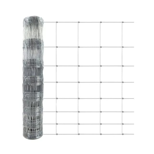 Karat Wildzaun Verzinkt 1,2 x 50 m Knotengitter Forstzaun Wildschutz Maschenbreite 15 cm L 120/10/15