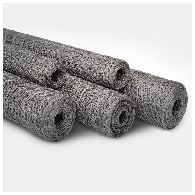 Karat Drahtzaun für Garten und Kleintiere 0,75 x 25 m Sechseckgeflecht Maschenweite 13 mm Verzinkt