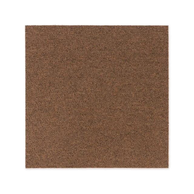 Karat Teppichfliesen Moskau Selbstliegend Rutschhemmend 50 x 50 cm Hellbraun