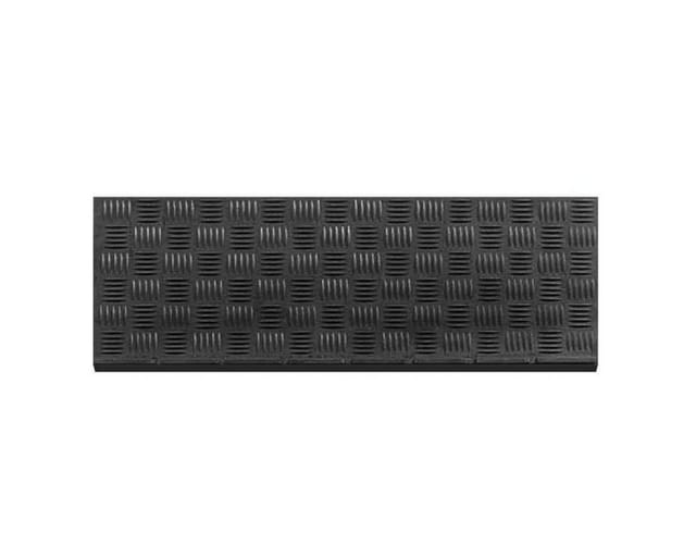Karat Gummi Stufenmatte Madras für den Außenbereich Antirutschmatte mit Klebestreifen 25 x 75 cm