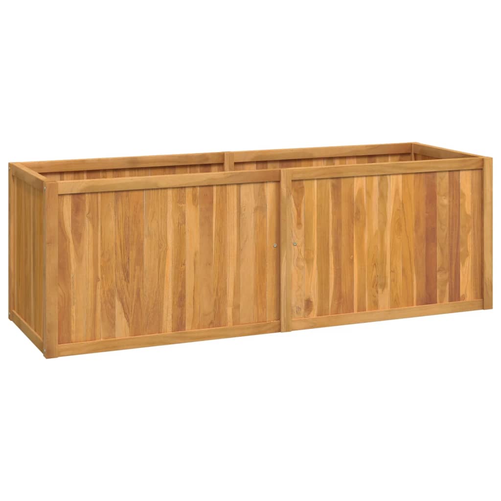 Hochbeet 150x50x50 Cm Massivholz Teak Vidaxl