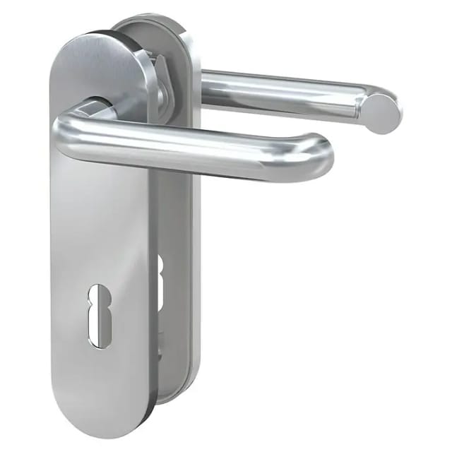 Basi - Kurzschild-Garnitur - ZB 3800 - Edelstahl - Lochung Buntbart - 7304-0108