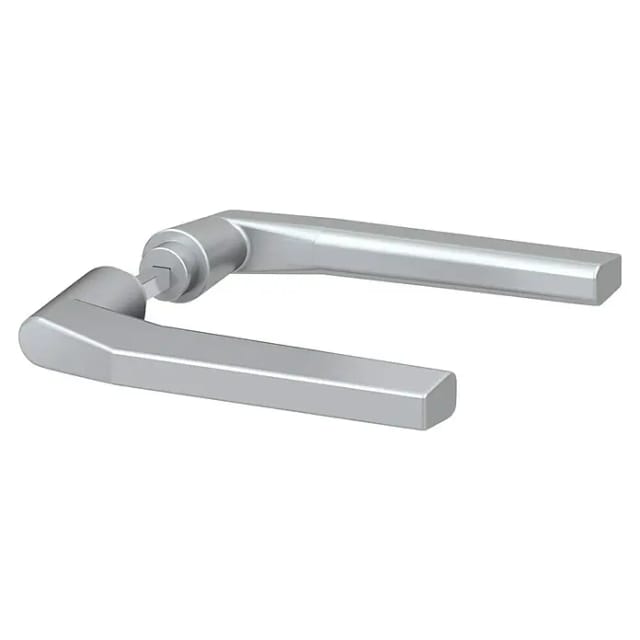 Basi - Drücker-Griffpaar S-Form - Alu F1 - 7421-1001
