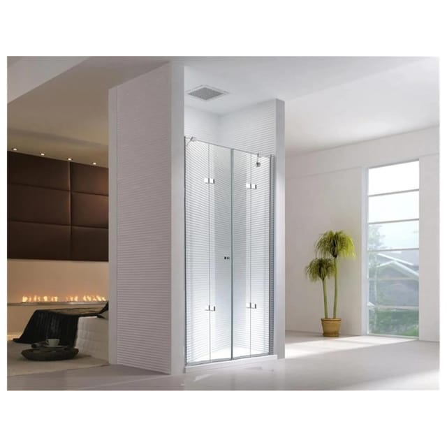 Glaszentrum Hagen - 175x195cm - Demeter Nischentür - 8mm - Duschabtrennung