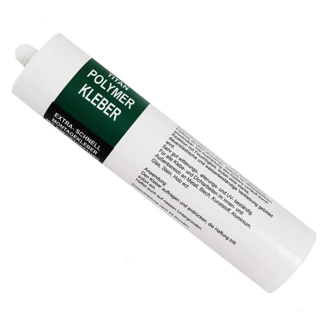 Aquagart 5 x Kleber Ufermatte Steinfolie Böschungsmatte für die Teichfolie 290 ml Weiß