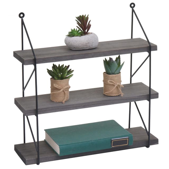 MCW Wandregal K78 40x40x13cm Dunkelgrau