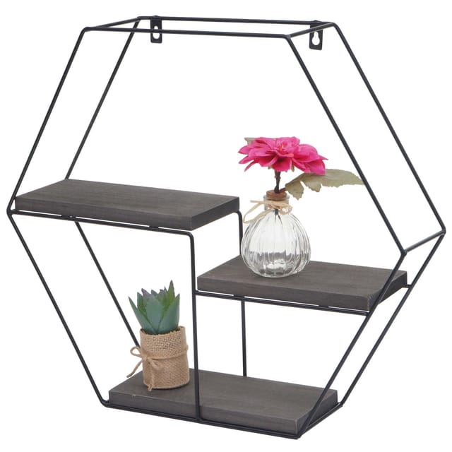 MCW Wandregal K76 43x49x11cm Dunkelgrau