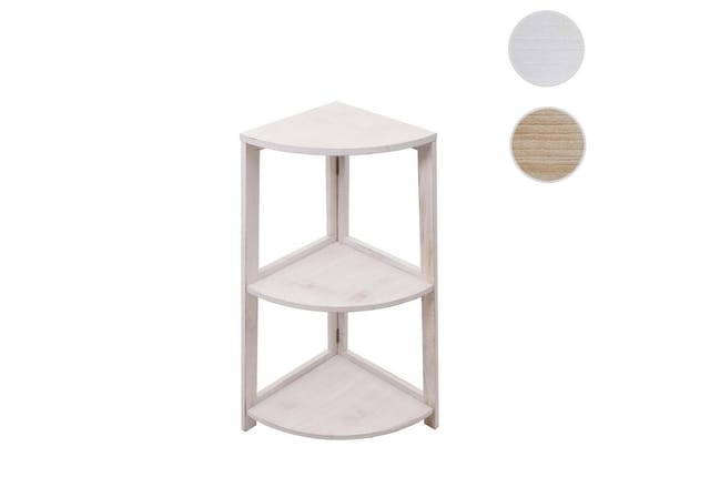 MCW Eckregal K44 Shabby Weiß