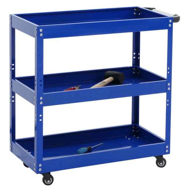 MCW Werkzeugwagen M25 Stahl 73x73x36cm Blau