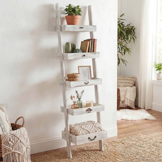 MCW Pflanzregal Blumenständer Weiß