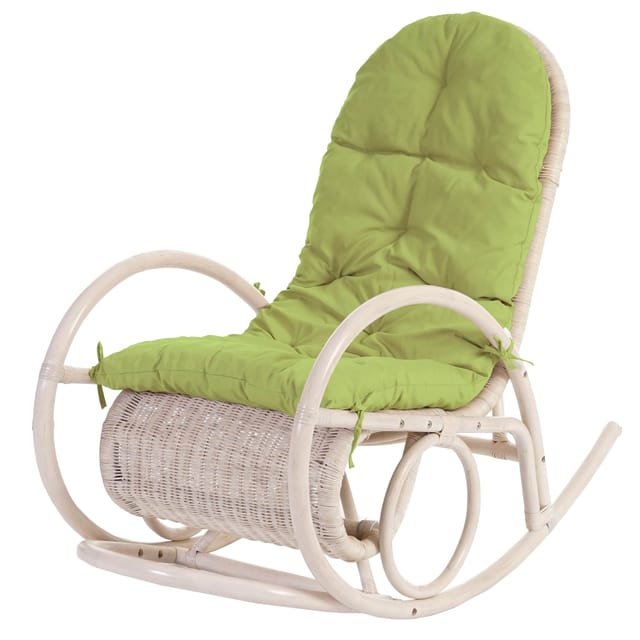 MCW Schaukelstuhl Queluz Auflage Grün