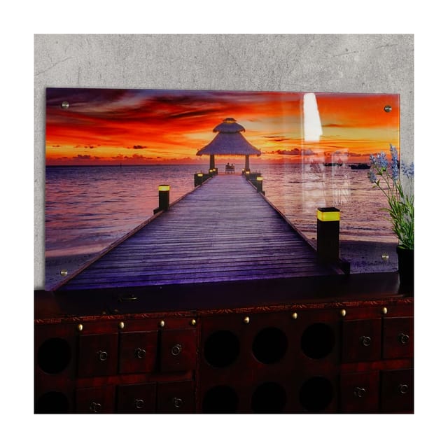 MCW Glasbild T114 50x100cm Steg