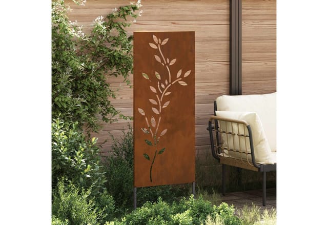 Garten Dekoratives Panel Rostig 50 X 140 Cm Vidaxl