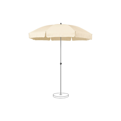 Suncomfort Strandschirm Siesta (Ecru, Durchmesser Bespannung: 200 cm) Bild 2