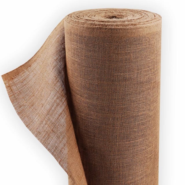 Aquagart 5m x 1m Jutegewebe 305g/m² Jutematte Gartenjute Jute Stoff Sackleinen Juteband
