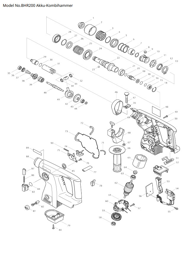 Makita 213278-8 O-Ring für Modell BHR262/HR2020 Akkuschrauber, 17mm Durchmesser Bild 2