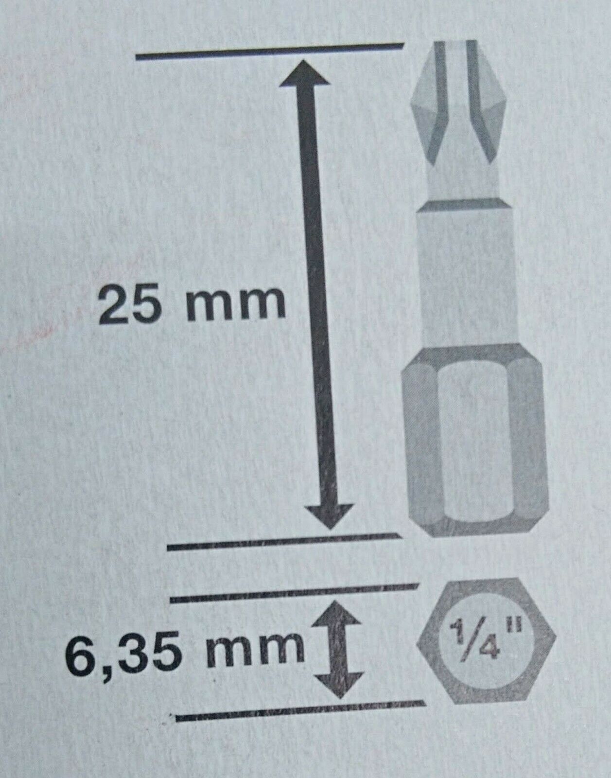 2x PH3 Bits Kreuzschlitz Akkuschrauber Bild 3