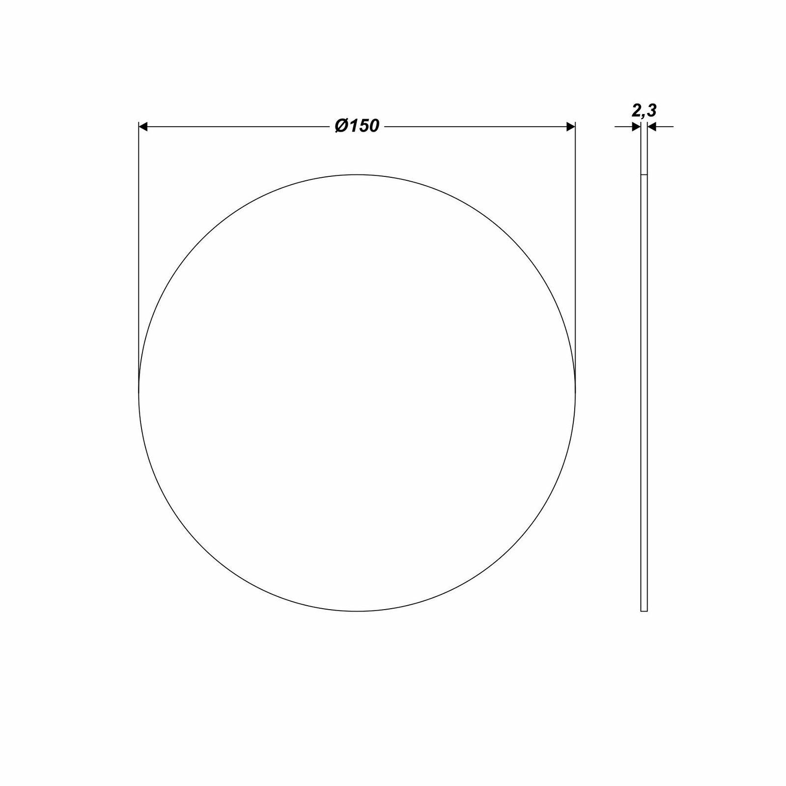 Kletthaftscheibe 150 mm Ersatzscheibe Haftgewebe Schleifteller Klettverschluss Bild 2