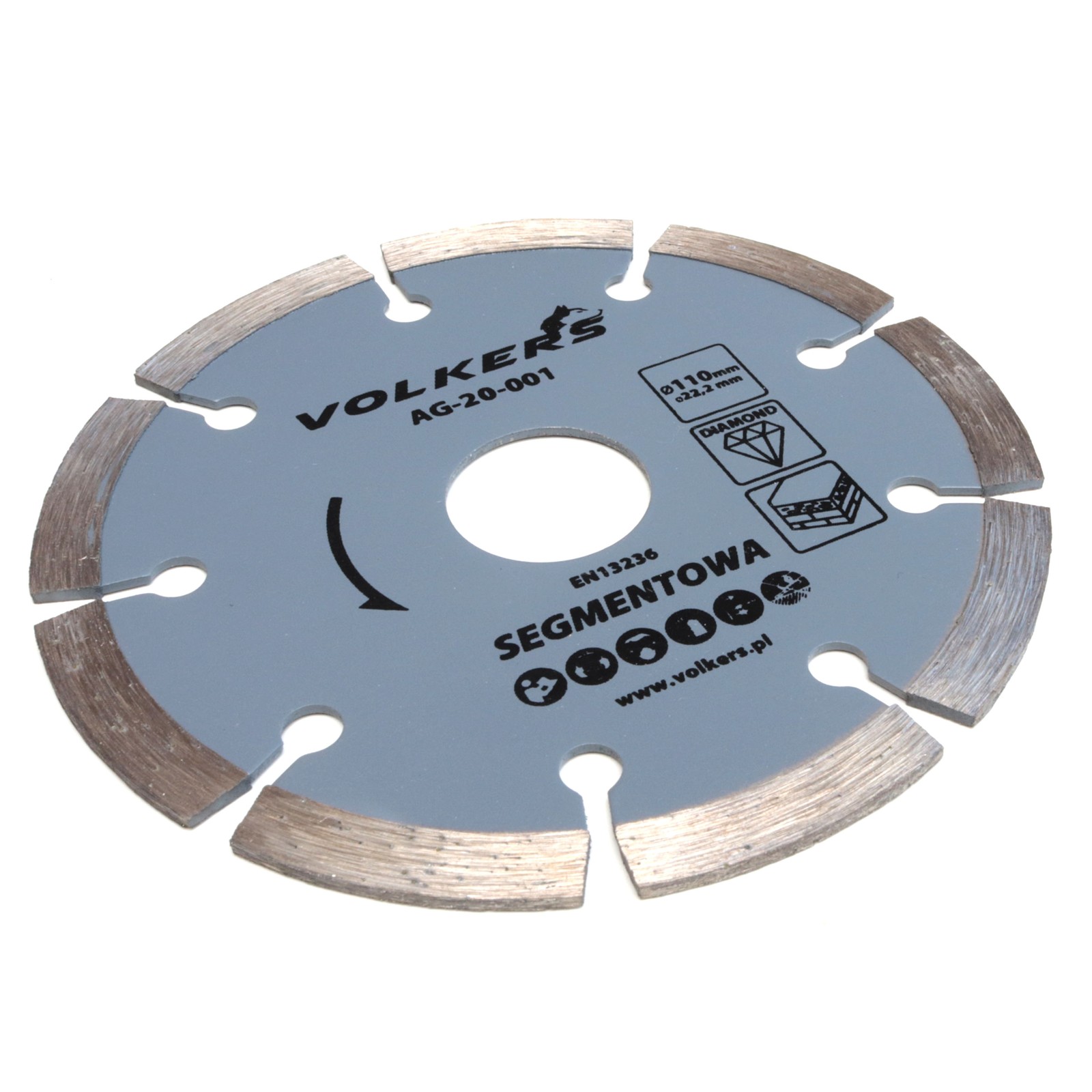 Diamanttrennscheibe 110mm Universal für Beton Ziegel Stein Winkelschleifer Bild 4