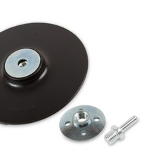 Elastischer Schleifteller M14 mit Adapter Bohrmaschine Ø 125 / 150 / 180 x 8 mm Bild 3