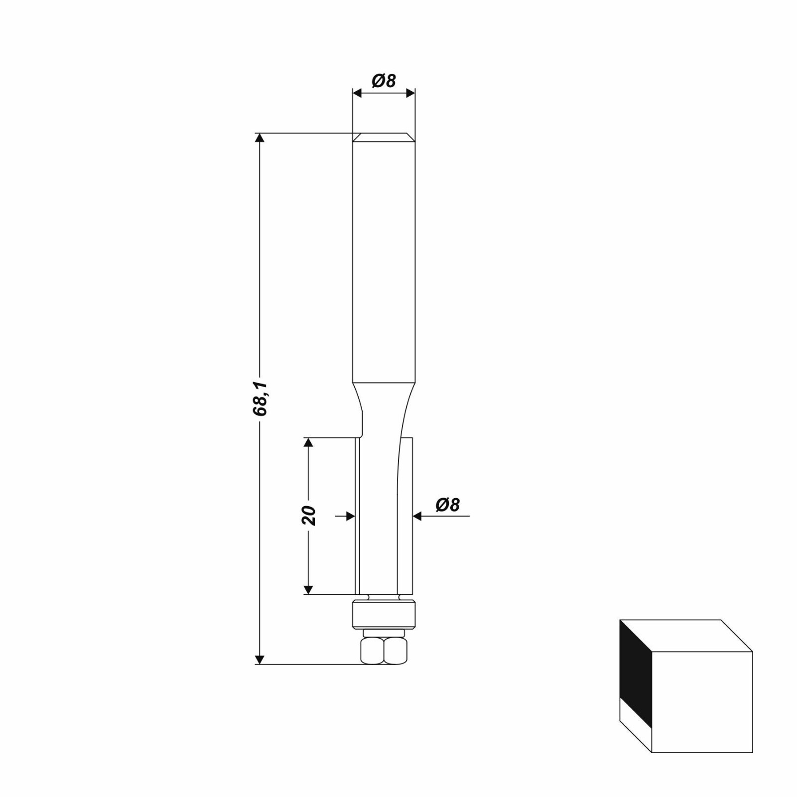 HM Bündigfräser Kopierfräser Nutfräser Oberfräser Holzfräser Schaft Ø 8 10 12 mm Bild 3