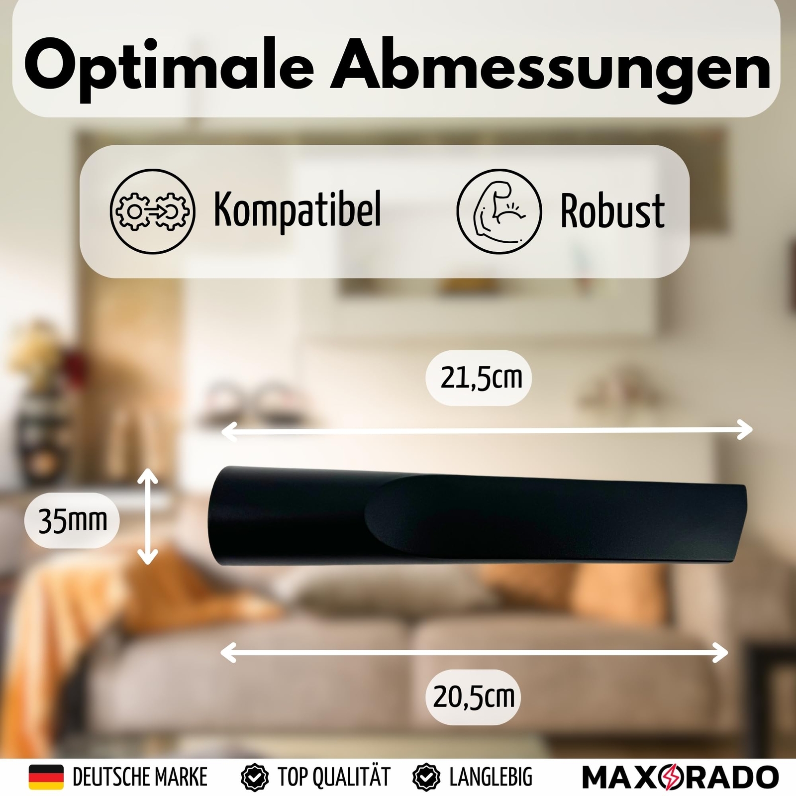 Staubsauger Fugendüse Aufsatz für Bosch Professional 18V System Akku Gas 18V-10 Bild 2