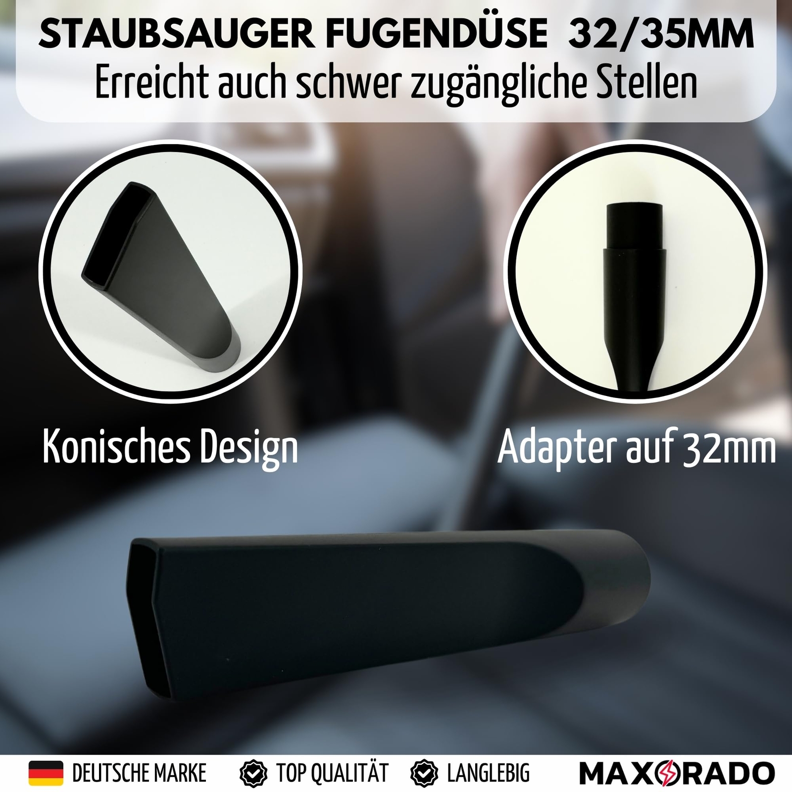 Staubsauger Fugendüse Aufsatz für Bosch Professional 18V System Akku Gas 18V-10 Bild 4