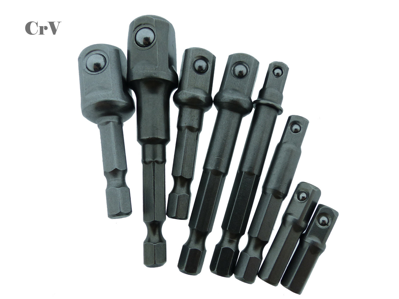 8tlg.Stecknuss Adapter Set für Bohrmaschine-Akkuschrauber Steckschlüssel BitHalt