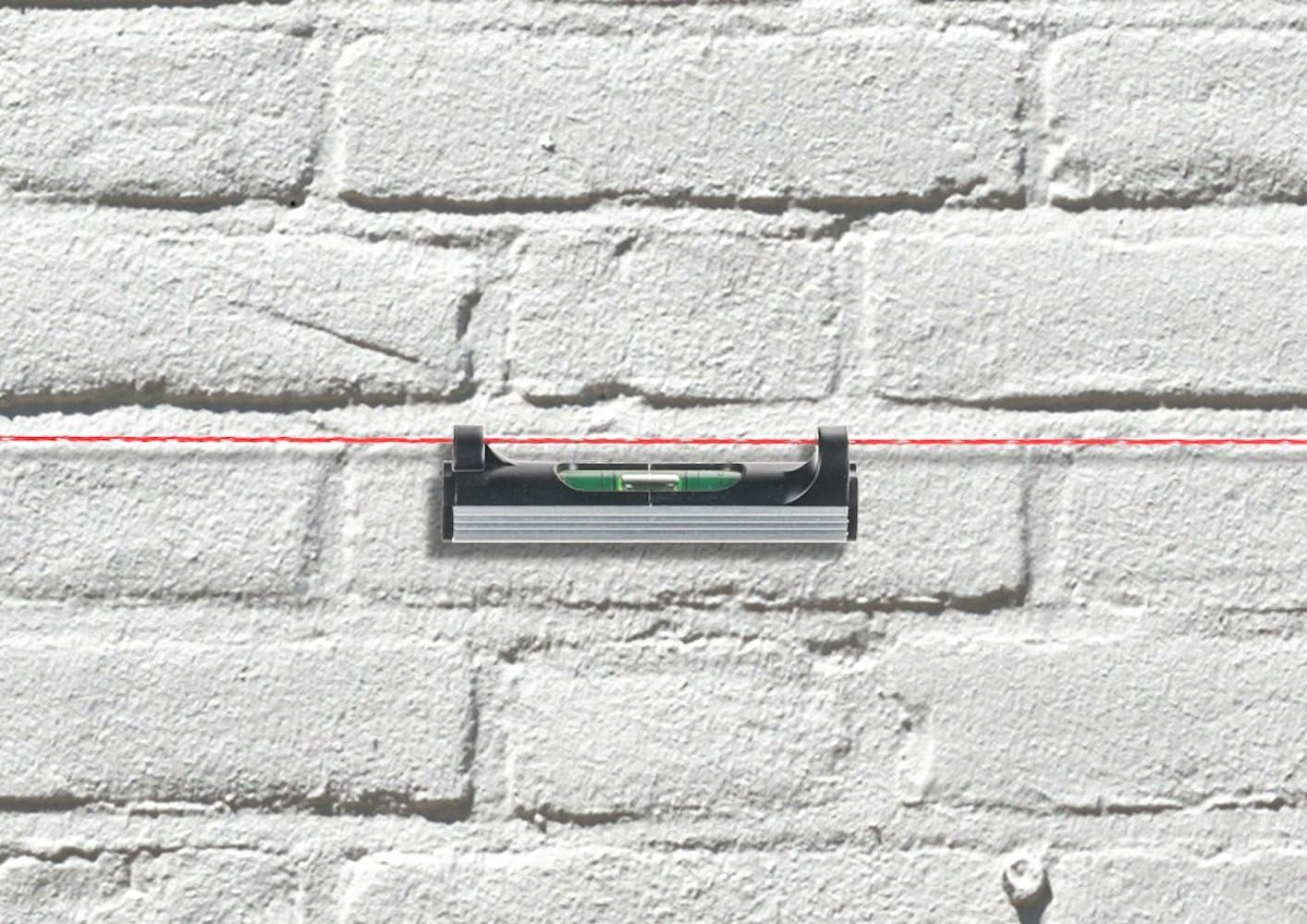 Kwb Schnur-Wasserwaage Für Richtschnüre/Maurerarbeiten - 78 Mm Klein - Mit Alumi Bild 12