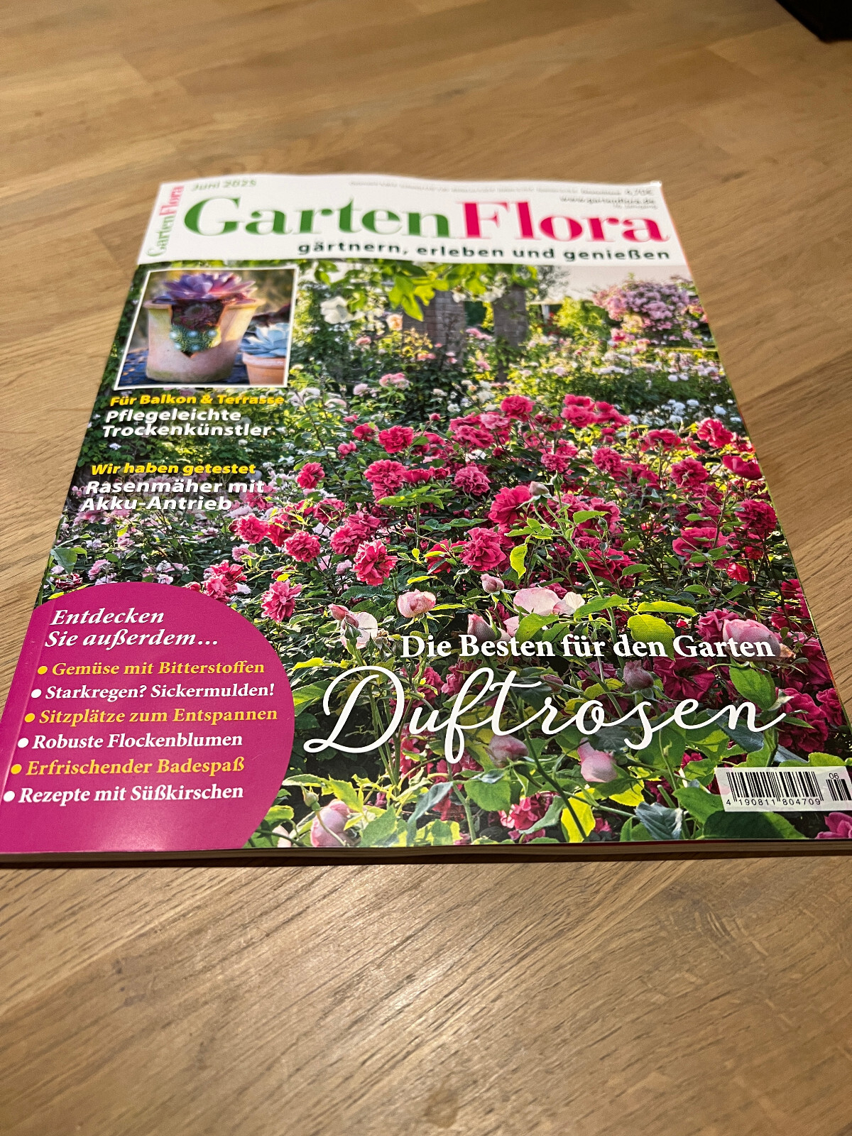 GartenFlora Juni 2025, neu, Duftrosen, Akku-Rasenmäher, Trockenkünstler, Gemüse