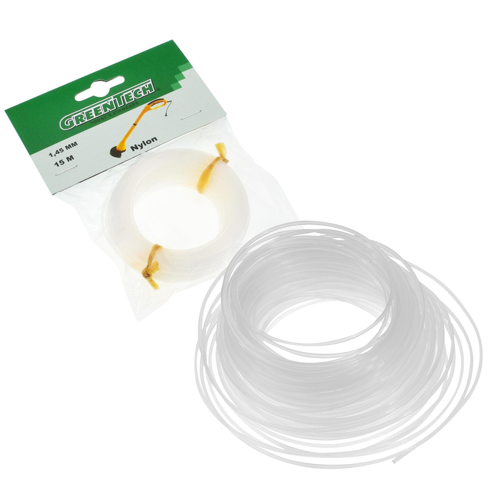 Trimmerfaden Ø 1,45 mm Trimmer Mähfaden Faden für Rasentrimmer Länge 15 Meter Bild 5