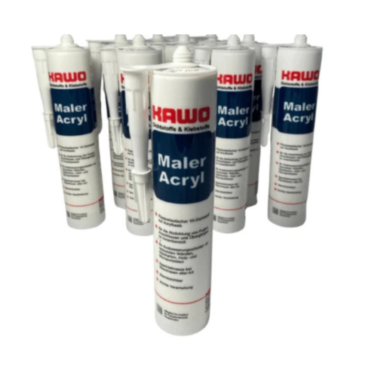 KAWO Maleracryl weiß Acryl 300ml Maler Farbe Dichtstoff Acryl Bauacryl Innen