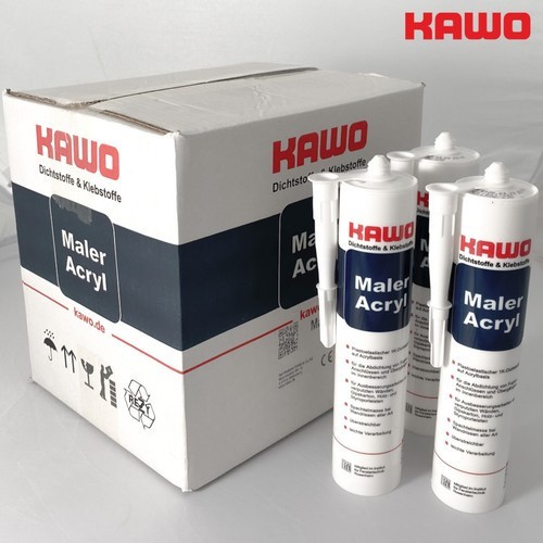 KAWO Maleracryl weiß Acryl 300ml Maler Farbe Dichtstoff Acryl Bauacryl Innen Bild 2