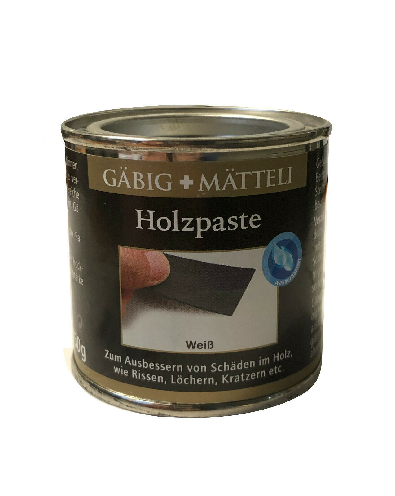 Holzpaste Farbwahl 150 g wasserbasiert Holz Spachtelmasse Innen Gäbig + Mätteli