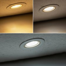 LED Decken-Einbau-Strahler "Flat-36 CCT+P" 3/5/7W 230V Lichtfarbe einstellbar Bild 4
