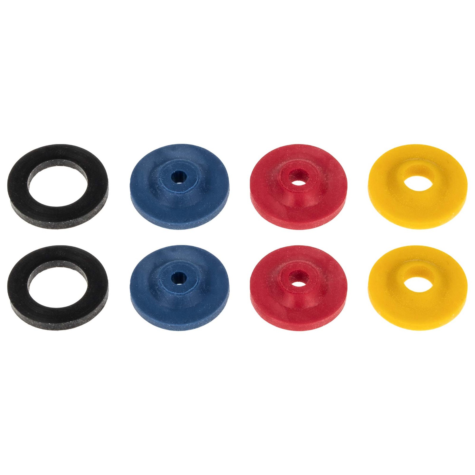 tecuro 8-teiliges Wasser-Spar-Set für Brauseschlauch/Duschkopf - blau rot gelb Bild 6