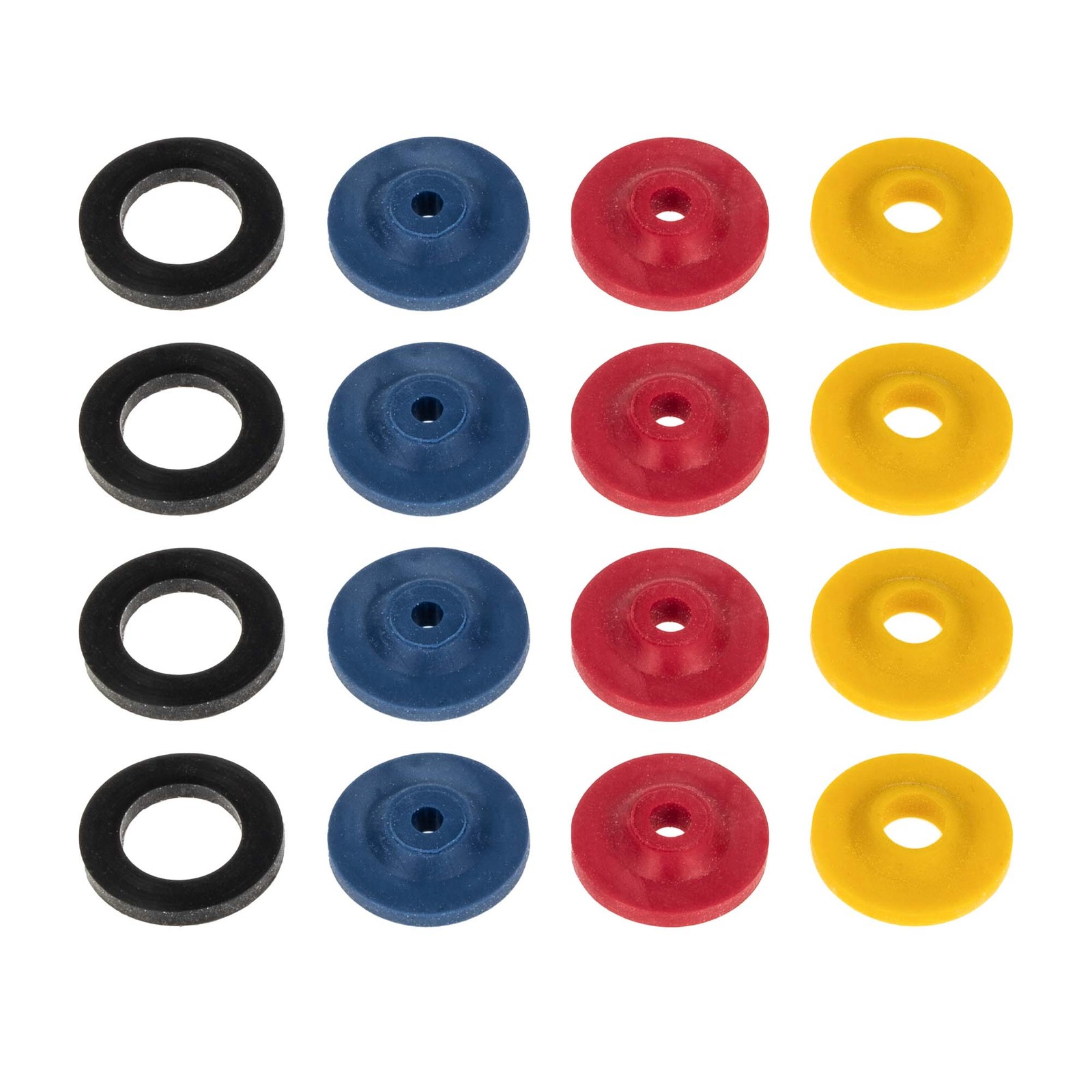 tecuro 16-teiliges Wasser-Spar-Set für Brauseschlauch/Duschkopf - blau rot gelb Bild 2