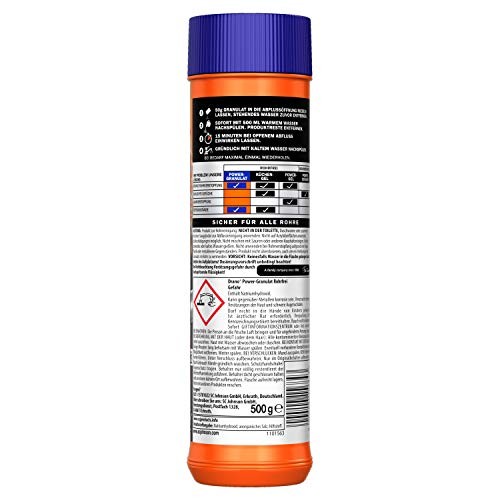 Drano Mr Muscle Extra Stark Power Granulat Rohrfrei Abflussreiniger 500 g Bild 7