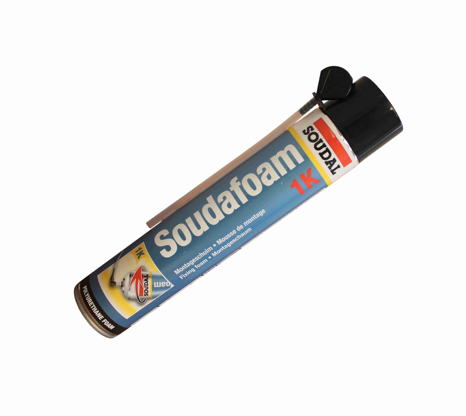 Soudafoam Profi Montageschaum 750ml 1K PU-Schaum + Adapter Bauschaum Restposten Bild 3