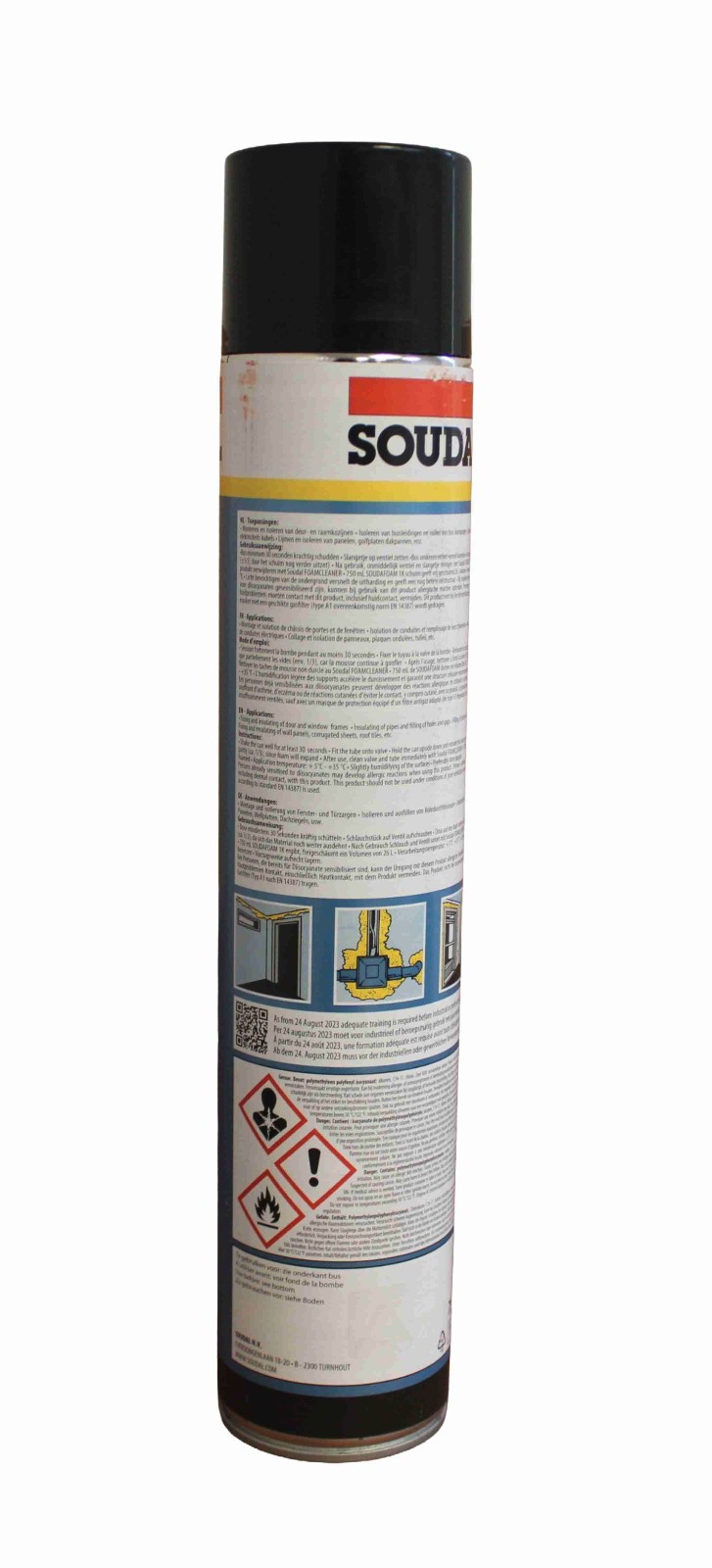 Soudafoam Profi Montageschaum 750ml 1K PU-Schaum + Adapter Bauschaum Restposten Bild 4