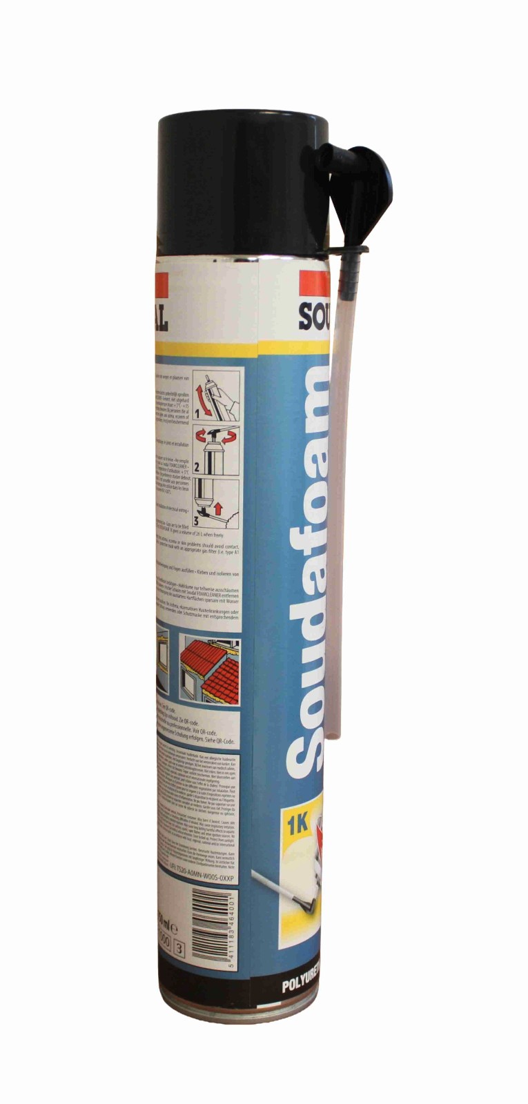 Soudafoam Profi Montageschaum 750ml 1K PU-Schaum + Adapter Bauschaum Restposten Bild 6