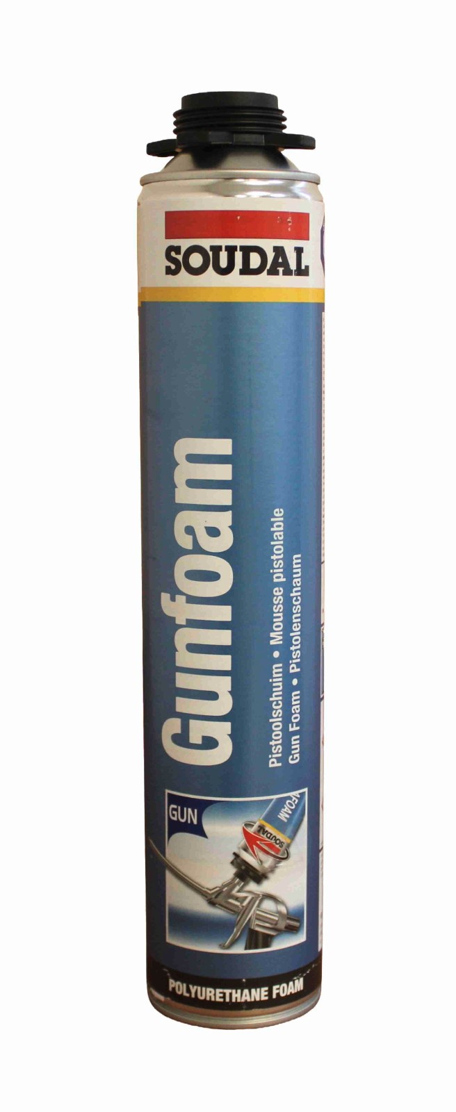 Soudal Gunfoam Pistolenschaum 750ml Füll- & Dämmschaum 1K PU-Schaum Restposten Bild 2