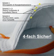 CE 2797 Atemschutzmaske FFP2 Mundschutz Maske 98% Filterung MEIXIN Bild 3