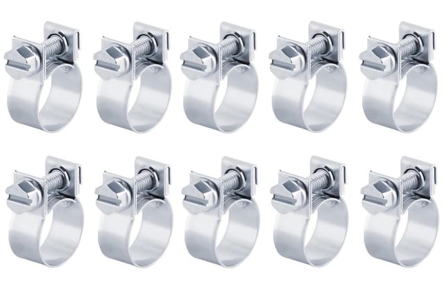 2x Schellen W1 Stahl Mini Klemmen Klein Schlauchschellen Schlauchklemmen Schelle