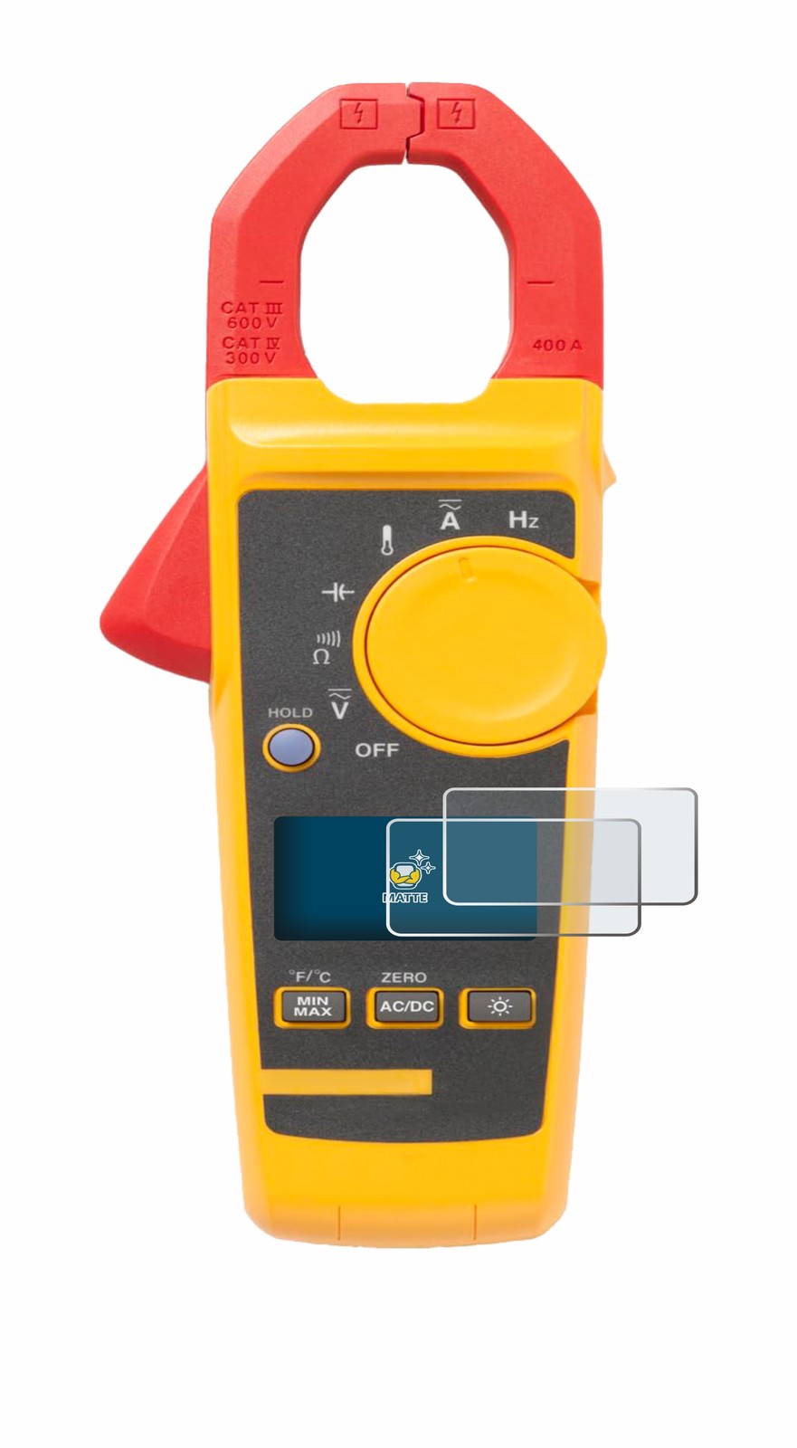 2x Displayschutzfolie matt für Fluke 325 Antireflektierend Bild 6